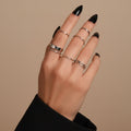 7 pcs Knuckle Stackable Joint Finger Boho Vintage Midi Rings Set Size Mixed Gift